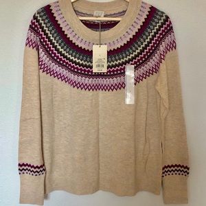 A New Day Pull Over Sweater Size L NWT